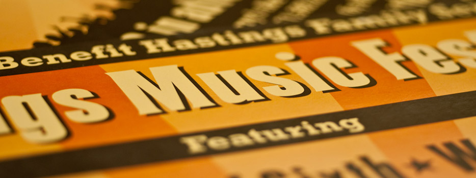 Hastings Music Festival Poster